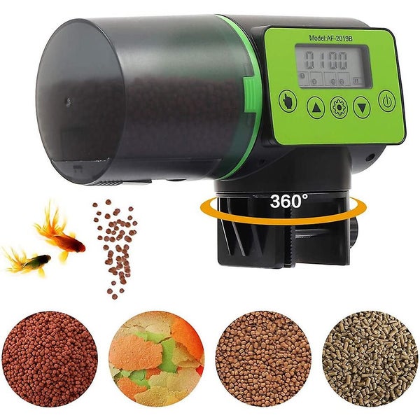 Automatic Fish Feeder - Rechargeable Timer Fish Feeder With Usb Charger Cable, F Carousel 1