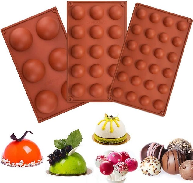 Bakeware Set Silicone Mold For Cake Decoration Jelly Pudding Candy Chocolate 6 H Carousel 1