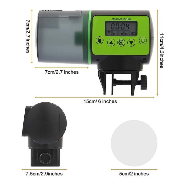 Automatic Fish Feeder - Rechargeable Timer Fish Feeder With Usb Charger Cable, F Carousel 5