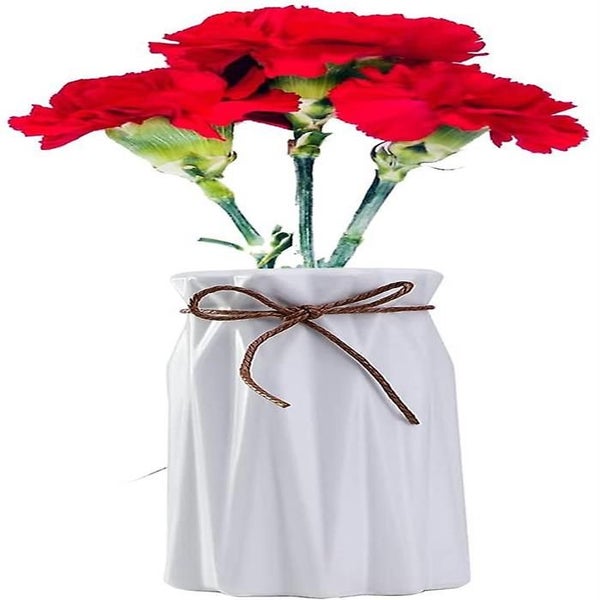 Glass Vases Set Of 1, Clear Glass Flower Vase Decorative Flower Vase For Home Be629327385710091124