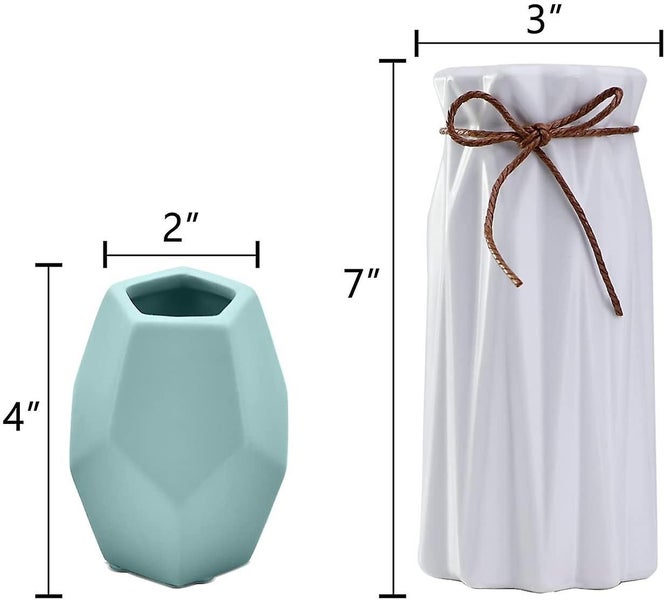 Glass Vases Set Of 1, Clear Glass Flower Vase Decorative Flower Vase For Home Be62932738571009111