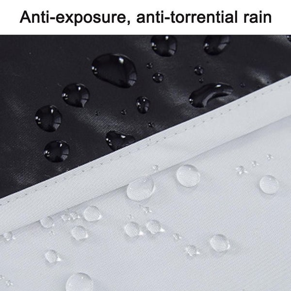 Outdoor Curtain Water-repellent 1 Piece Loop Curtain White Transparent Outdoor C Carousel 4