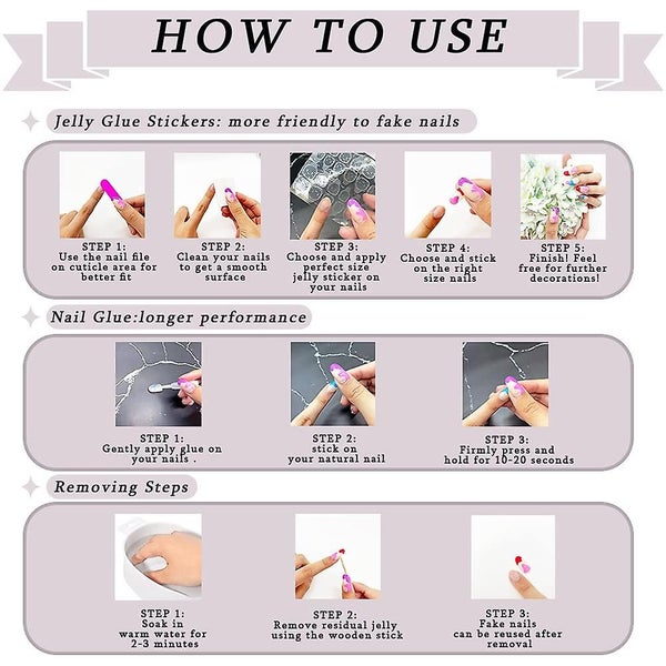 Medium Length Almond Press On Nails With Designs,nude White Stripes Acrylic Nail Carousel 5