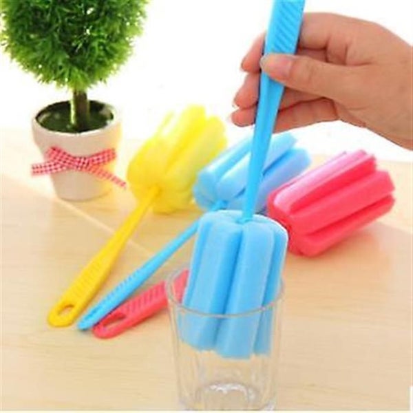 Washing Cup Artifact Brush Water Cup Cleaning Long-handled Baby Bottle Scrubbing Carousel 1