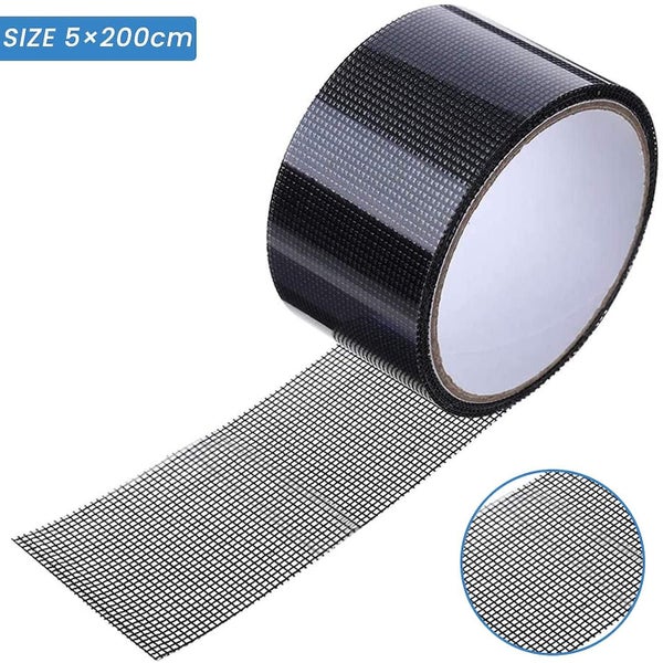 5cm (w) X200cm (l) Fly Screen Mosquito Net Repair Tape, Insect Repellent Adhesiv Carousel 2
