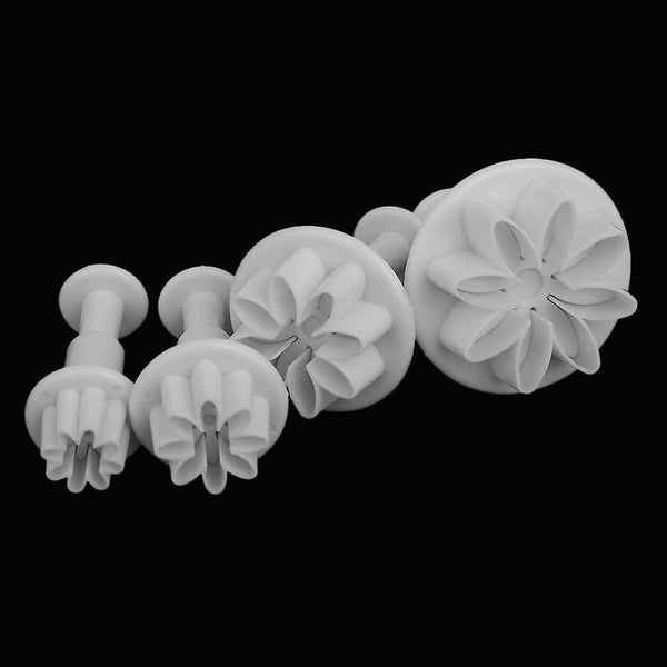 33 Piece Fondant Cake Cookie Plunger Cutter Flower Leaf Butterfly Heart Shape De Carousel 5