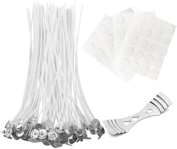 Candle Wick 50 Pieces Candle Wicks Candle Wicks Candle Wick With Foot Sticker An Carousel 1