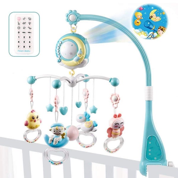 Baby Mobile For Cot Crib With Light And Music, Projector And Remote Control Carousel 1