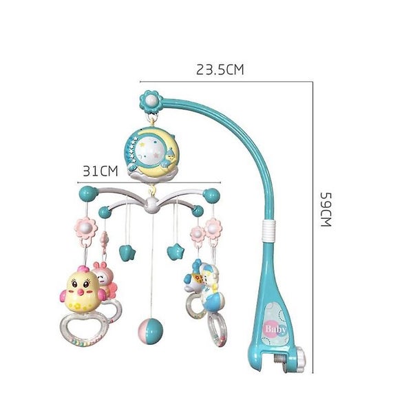 Baby Mobile For Cot Crib With Light And Music, Projector And Remote Control Carousel 4