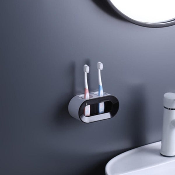Electric Toothbrush Rack Free Perforation Wall-mounted Seat Support Storage Shel Carousel 4