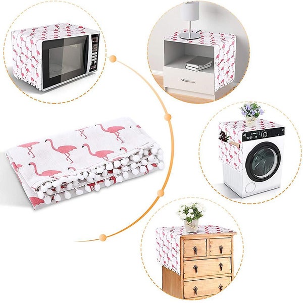 Side Storage Bag For Washing Machine Cover Anti-slip Washer And Dryer Top Covers Carousel 3