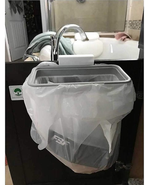 Set Of 2 Hanging Bin Bag Holder With Lid Portable Hanging Rubbish Bag Holder Kit Carousel 3