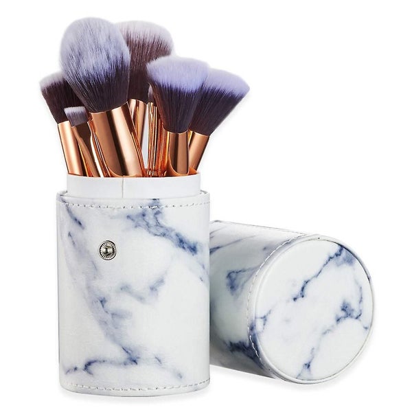 Marble Makeup Brush Set With Brush Holder Pot | Premium Synthetic Foundation Pow Carousel 1