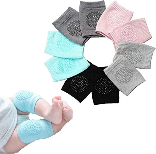 5 Pairs Of Sincere, Neutral Baby Knee Pads Carousel 1