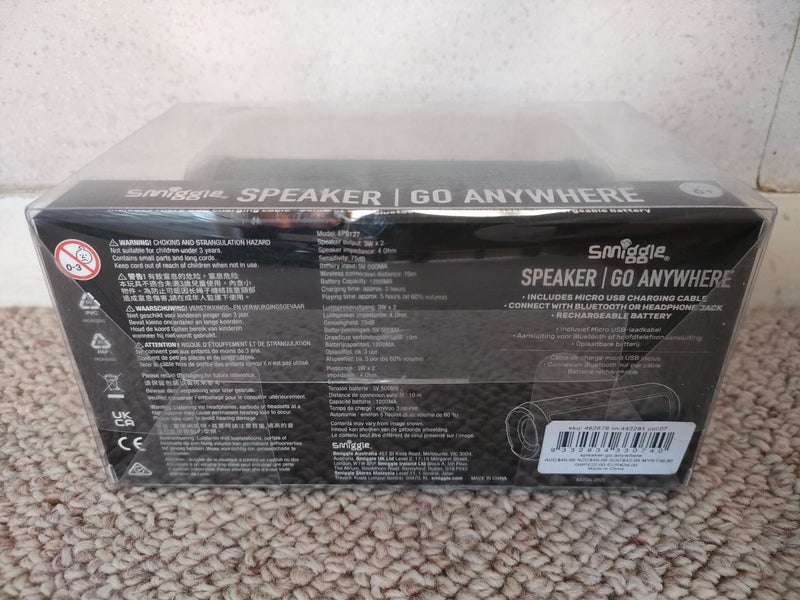 *BRAND NEW* Smiggle Go Anywhere Speaker Carousel 3