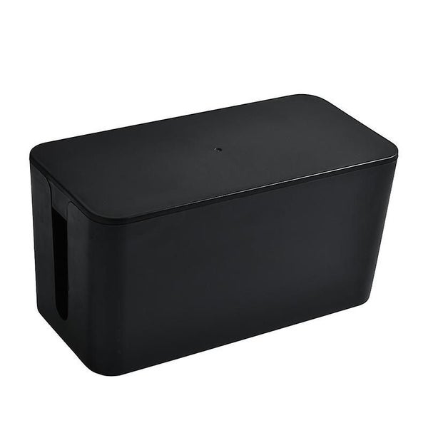 Cable Management Box, Cord Organizer Box Cover With Cable Kit Hides Power Strips Carousel 1