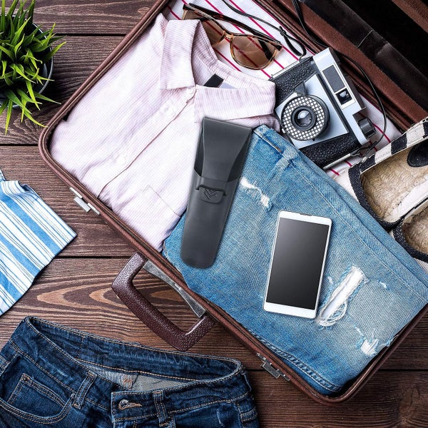 2 Packs Portable Silicone Razor Holder Case Soft Shaver Cover Bag Razor Protecto Carousel 4