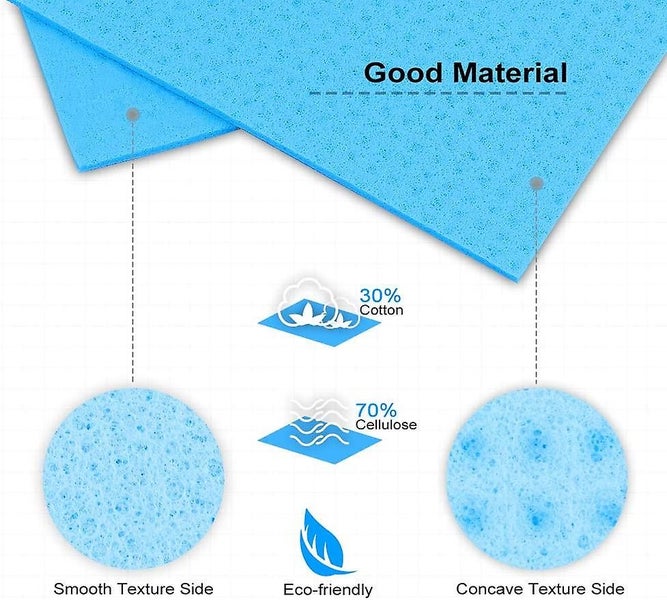 Swedish Dishcloths - 10 Pack Of Cellulose Cleaning Cloths - Eco-friendly No Odor Carousel 2