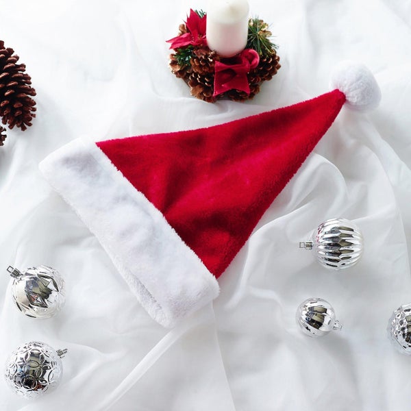 Holiday Essential Accessories Classic Red & White Santa Hat Suitable For Childre Carousel 2