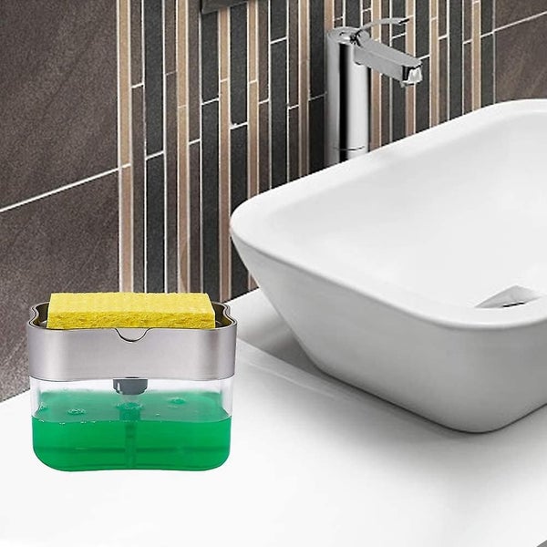 Soap Dispenser Set, Sink Organizer, Pump Soap Dispenser With Sponge Holder, Dete Carousel 5