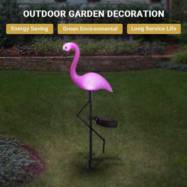 Led Solar Garden Light Flamingo Owl Lawn Lamp, Waterproof Solar Led Outdoor Ligh Carousel 2