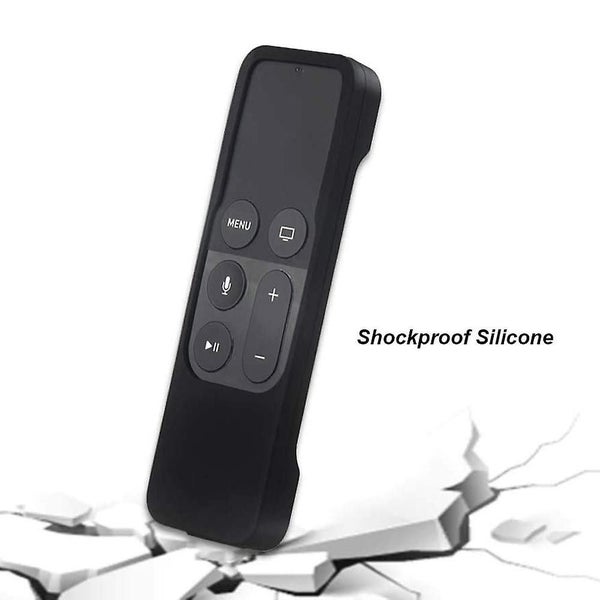 Non-slip Silicone Protective Case With Wrist Strap Compatible With Apple Tv 4k 4 Carousel 2