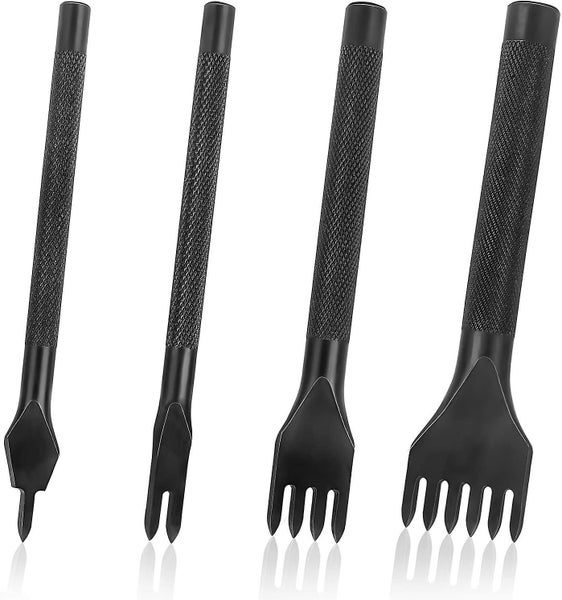 Hole Punch Tool Kit 4mm Diy Sewing Tools Hole Punch Steel Leather Craft Lacing S Carousel 1