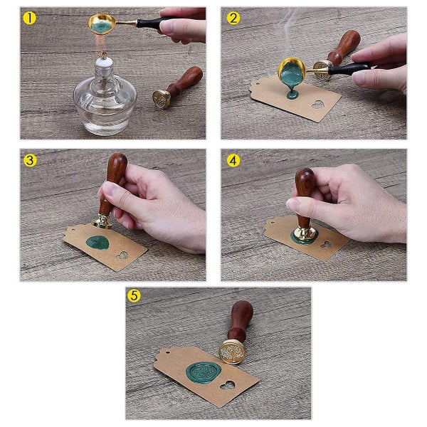 Wooden Handle Wax Spoon For Sealing Stamp$wax Spoon Carousel 2