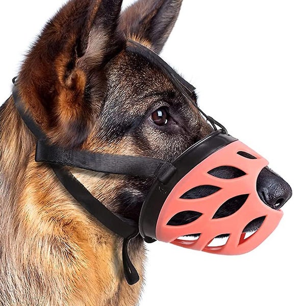 Dog Muzzle Cover, Breathable Basket Muzzles For Small, Medium, Large Dogs, Anti- Carousel 1