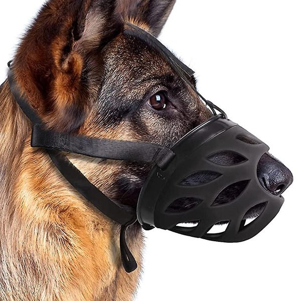 Dog Muzzle Cover, Breathable Basket Muzzles For Small, Medium, Large Dogs, Anti- Carousel 2