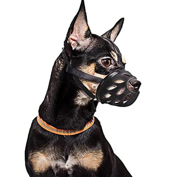 Dog Muzzle Cover, Breathable Basket Muzzles For Small, Medium, Large Dogs, Anti- Carousel 5
