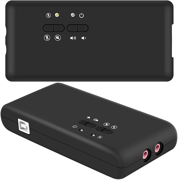Usb 7.1 External Sound Card (8 Channels)-7.1 Channel Usb Speakers-dynamic 3d Sur Carousel 1