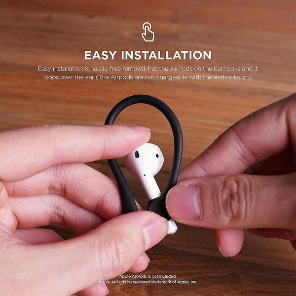 2pair Ear Hooks Designed For Apple Airpods 1, 2, 3 And Pro, Airpods Ear Hooks Fo Carousel 5