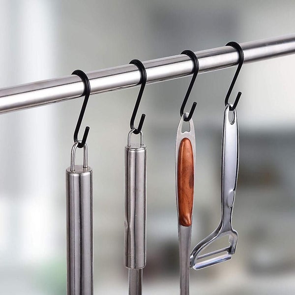 20 Pack Heavy Duty S Hooks Pan Pot Holder Rack Hooks Hanging Hangers S Shaped Ho Carousel 4