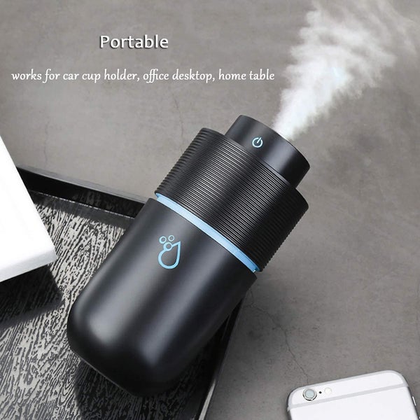 Car Diffuser Humidifiers, Cool Mist Humidifier For Bedroom Travel, 200ml Usb Aro Carousel 4