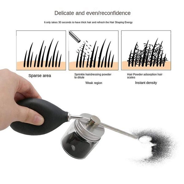 Aluminum Cap Talc Powder Blower Puffer Barbers Talcum Dispenser Bottle63616987804673111