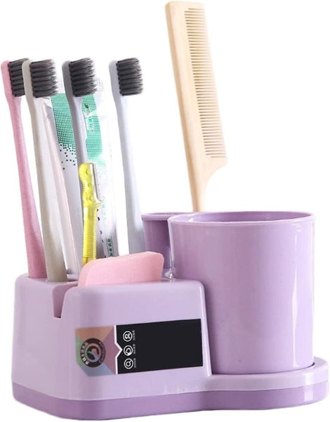Creative Antibacterial Toothbrush Holder With Toilet Bowl, Family-friendly Stora Carousel 1