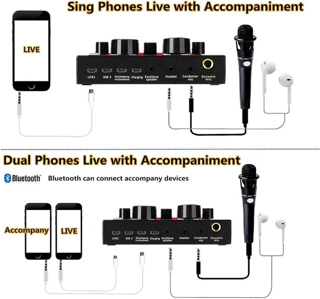 V8 Sound Card, Microphone, Computer, Mobile Phone, Ipad, Ps4 Voice Changer Sound Carousel 5