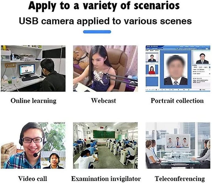 720p Hd Webcam With Microphone Autofocus Usb Real-time Streaming Webcam, Used Fo Carousel 5