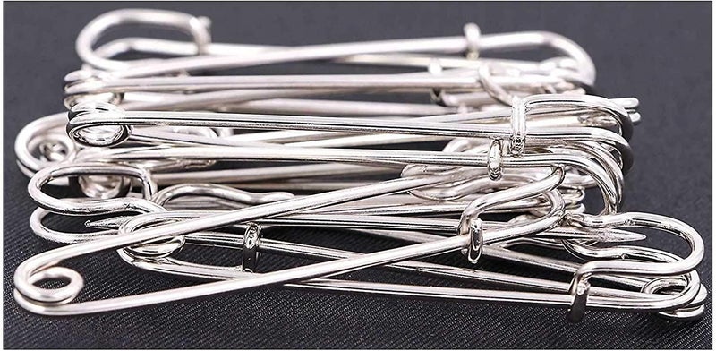 Safety Pins Large Heavy Duty Safety Pin - 15pcs Blanket Pins Stainless Carousel 1