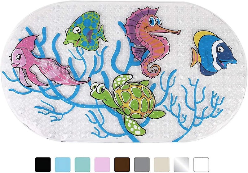Bath Anti-slip Mat Children Non-slip Bath Insert For Bathroom Non-slip Strong Su Carousel 1