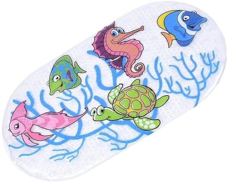 Bath Anti-slip Mat Children Non-slip Bath Insert For Bathroom Non-slip Strong Su Carousel 2