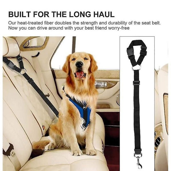 Car Dog Safety Belt [pack Of 2] 19-27 Inch Adjustable Dog Belt Safety Harness Fo Carousel 5