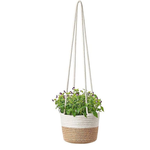 Hanging Pot Hanging Macrame Plant Hangers Handmade Cotton Rope Hanging For Indoo Carousel 1