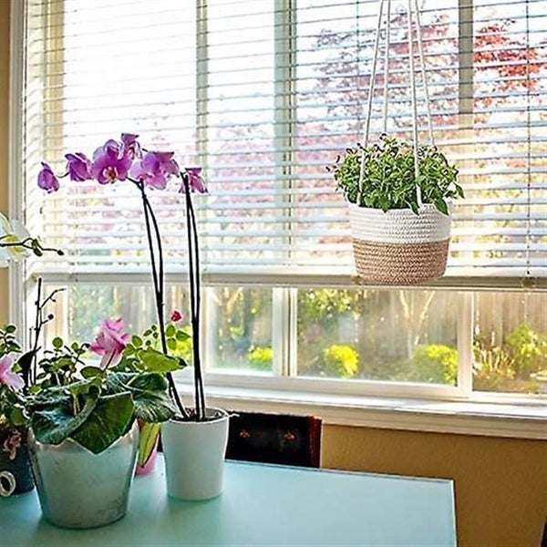 Hanging Pot Hanging Macrame Plant Hangers Handmade Cotton Rope Hanging For Indoo Carousel 5
