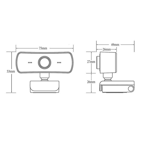 1080p Up To 2k Web Camera, Hd Webcam With Microphone & Privacy Cover, Usb Comput Carousel 5