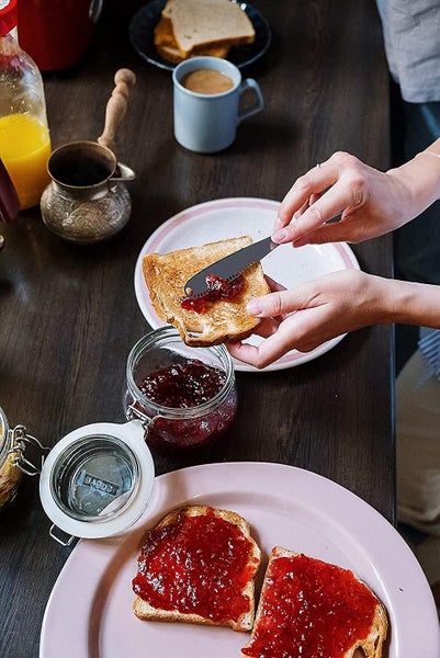 2pcs Butter Knife, A Serrated Edge, Cut Vegetables Or Fruits, Butter Spreader, S Carousel 5