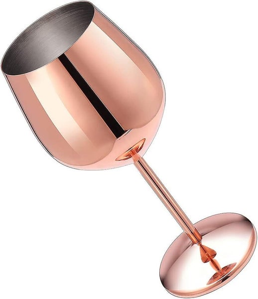 Red Wine Glass Made Of Stainless Steel With Metal Handle, Shatterproof, For Whit Carousel 2