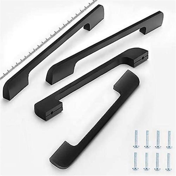 4-pack Cabinet Handles - Stainless Steel Square Cabinet Handles, Modern Decorati Carousel 1