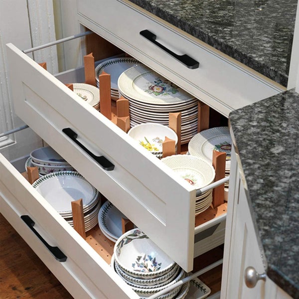 4-pack Cabinet Handles - Stainless Steel Square Cabinet Handles, Modern Decorati Carousel 5